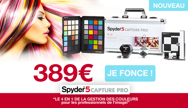 Nouveau Spyder 5 Capture Pro à 389€
