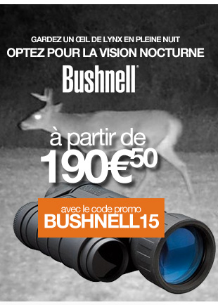 Gardez un oeil de lynx en pleine nuit, optez pour la vision nocturne Bushnell à partir de 190€50