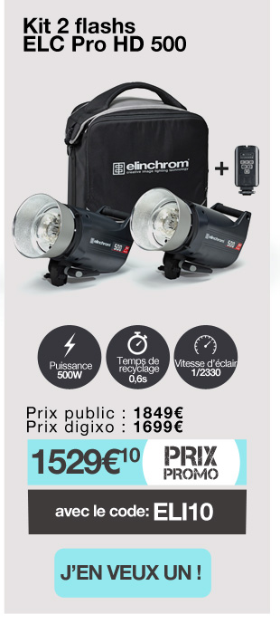 Kit 2 flashs ELC Pro HD 500