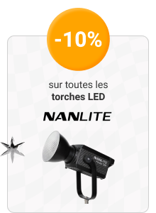 -10% sur tous les torches LED Nanlite