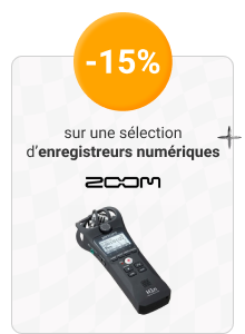 -15% sur une sélection d'enregistreurs numérique Zoom