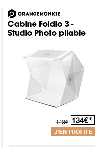Orangemonkie Cabine Foldio 3 - Studio Photo pliable