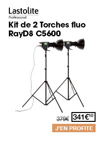 Lastolite Kit de 2 Torches fluo RayD8 C5600-LAS8035EU