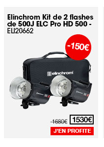 Elinchrom Kit de 2 flashes de 500J ELC Pro HD 500 - ELI20662