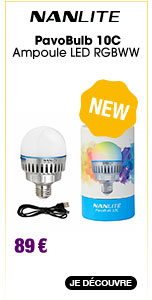 Nanlite PavoBulb 10C Ampoule LED RGBWW 