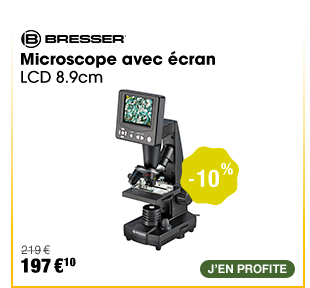 Bresser Microscope avec écran LCD 8.9cm