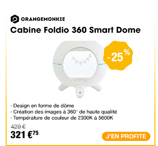 Orangemonkie Cabine Foldio 360 Smart Dome