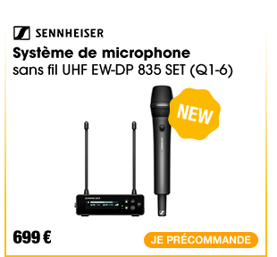 Sennheiser Système de microphone sans fil UHF EW-DP 835 SET (Q1-6)