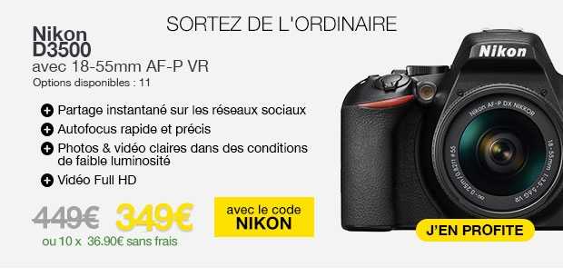 Nikon D3500 + 18-55mm AF-P VR