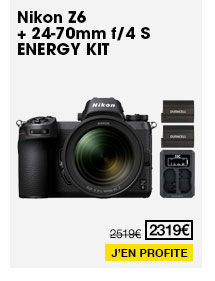 Nikon Z6 + 24-70mm f/4 S - ENERGY KIT