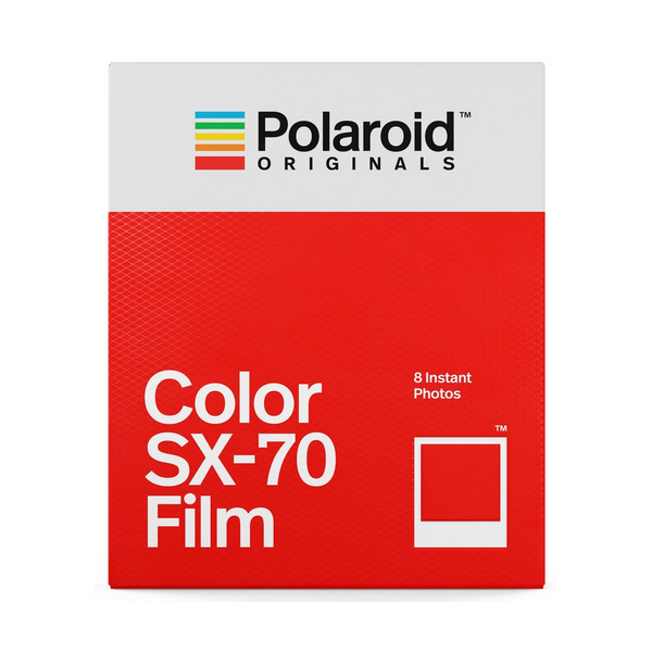 SX-70 Color Film couleur avec cadre blanc (8 poses)