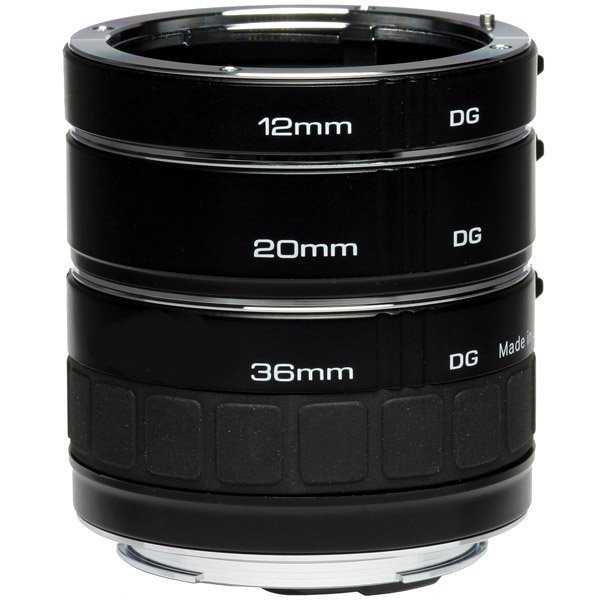 Jeu de 3 tubes-allonge AF 12/20/36mm Monture Nikon