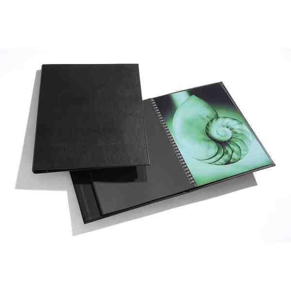 Book à spirale MODEBOOK format Portrait + 10 pochettes Polyester - 24x32 - 149P2432