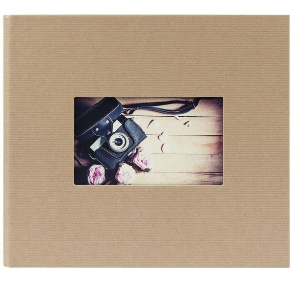 Album photo série STUDIO 25x23cm - 80photos-spirales cachées 40 pages noires - Traditionnel (Kraft)