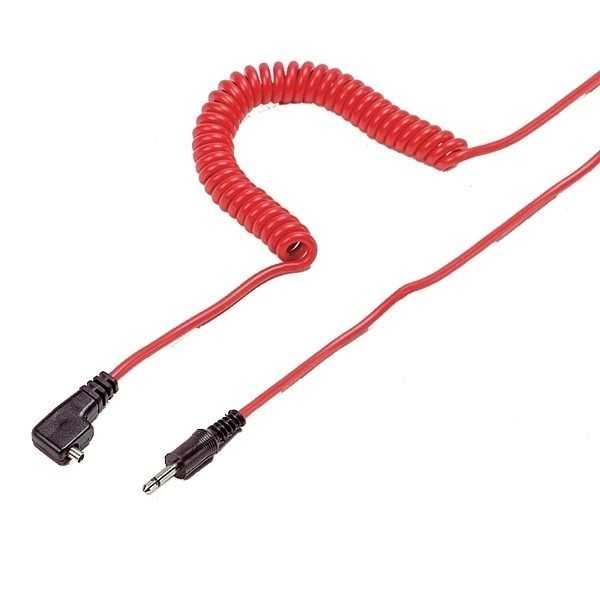 Câble synchro flash 10m, prise PC/Jack 3,5mm, rouge (KAI1408)
