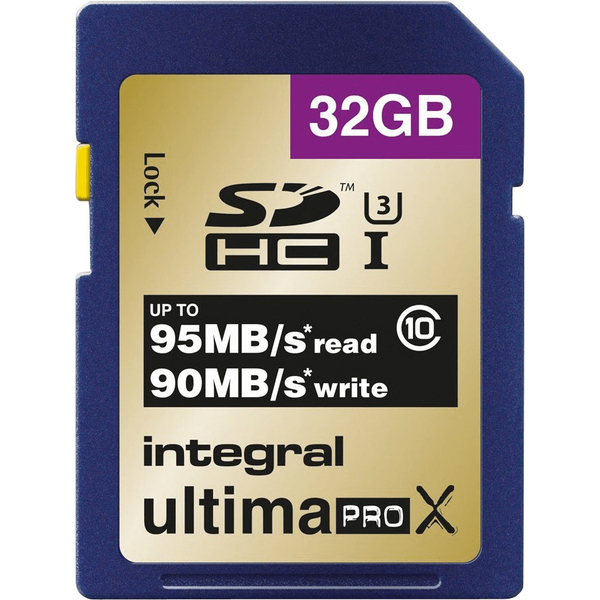 SDHC 32 Go Ultima Pro X UHS-I 633x (95 Mb/s)
