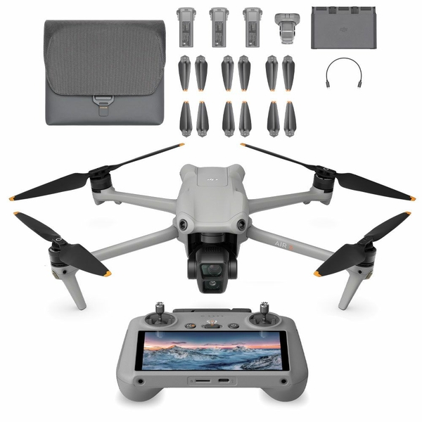 Air 3 Fly More Combo et radiocommande DJI RC 2