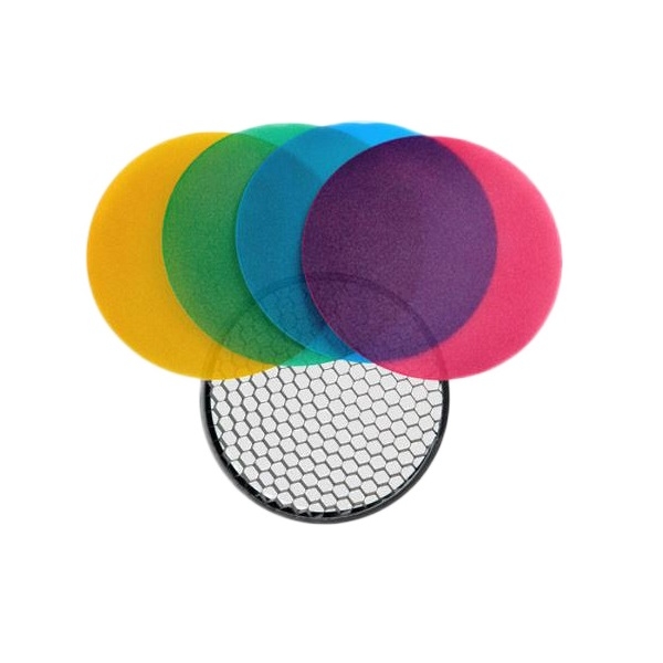 Kit de 4 filtres colorés + grille nid d'abeille pour AD160 / AD380