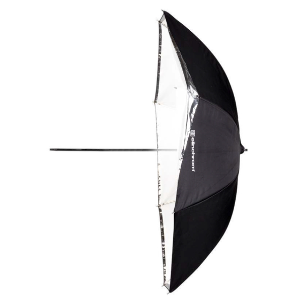 Parapluie 2en1 blanc/translucide 105 cm - ELI26359