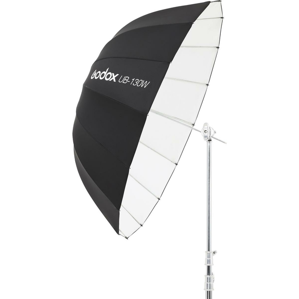 Parapluie parabolique 130cm Noir et Blanc