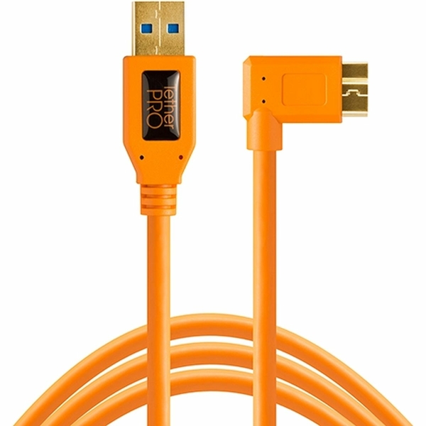 Câble USB 3.0 Vers Micro-B RT-Ang 4.6m HV Or