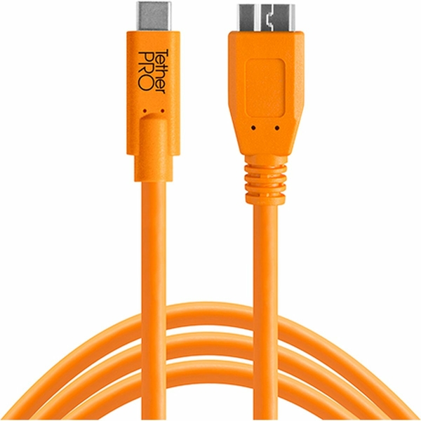 Câble USB-C vers 3.0 Micro-B 4.6m - Orange