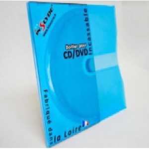 Boitier CD incassable IN-SLYDE® Bleu