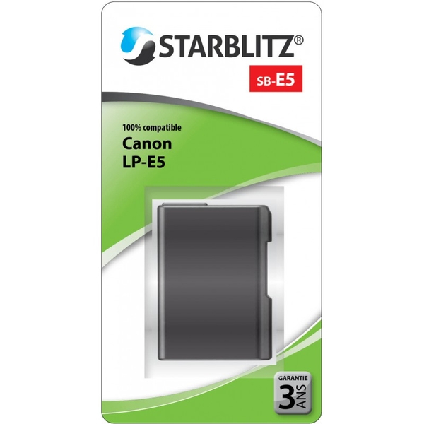 Batterie Starblitz équivalente Canon LP-E5
