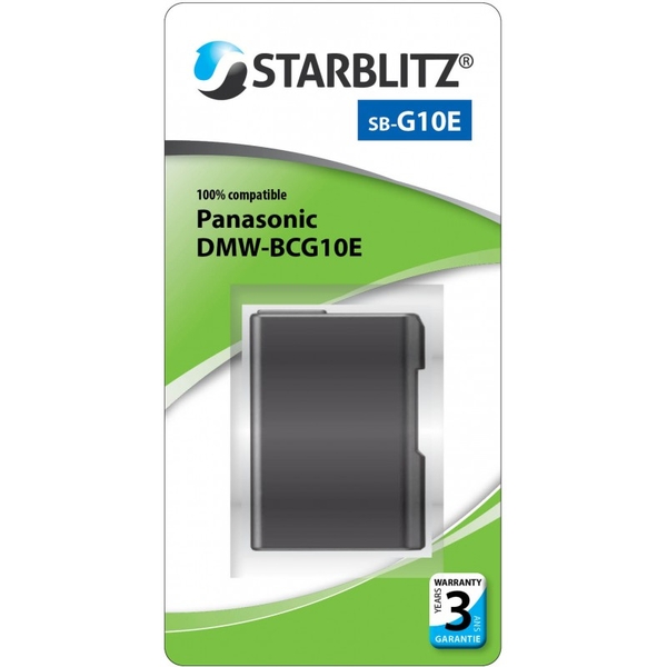 Batterie Starblitz équivalente Panasonic DMW-BCG10E