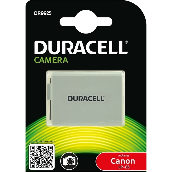 Batterie Duracell équivalente Canon LP-E5