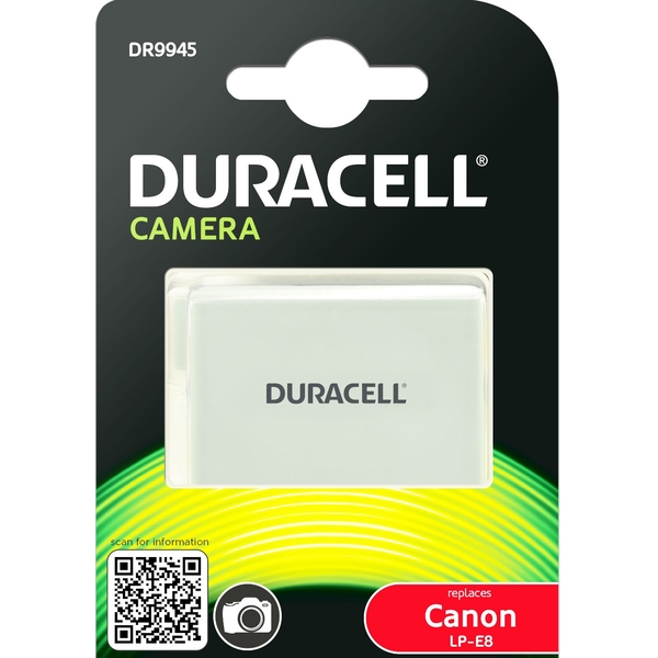 Batterie Duracell équivalente Canon LP-E8