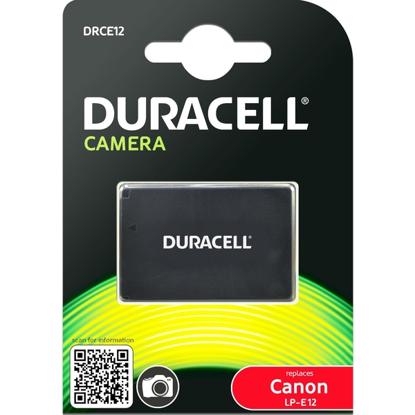 Batterie Duracell équivalente Canon LP-E12