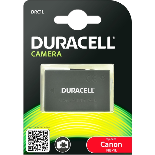 Batterie Duracell équivalente Canon NB-1L