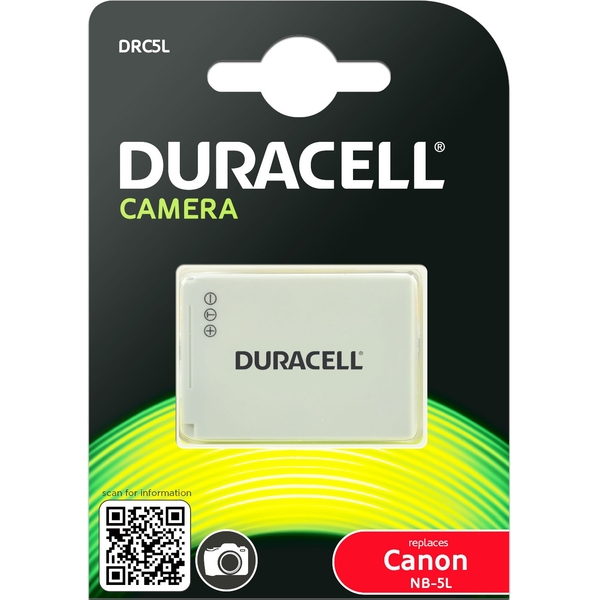 Batterie Duracell équivalente Canon NB-5L