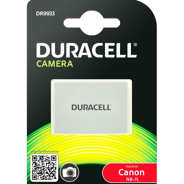 Batterie Duracell équivalente Canon NB-7L