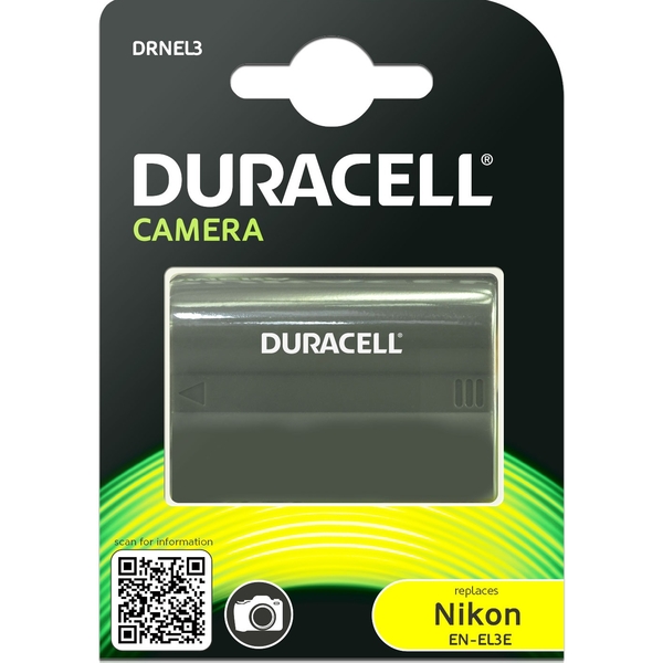 Batterie Duracell équivalente Nikon EN-EL3, EN-EL3a, EN-EL3e